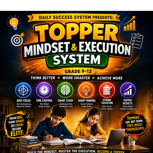 Topper Mindset and Execution System (Grade 9-12)